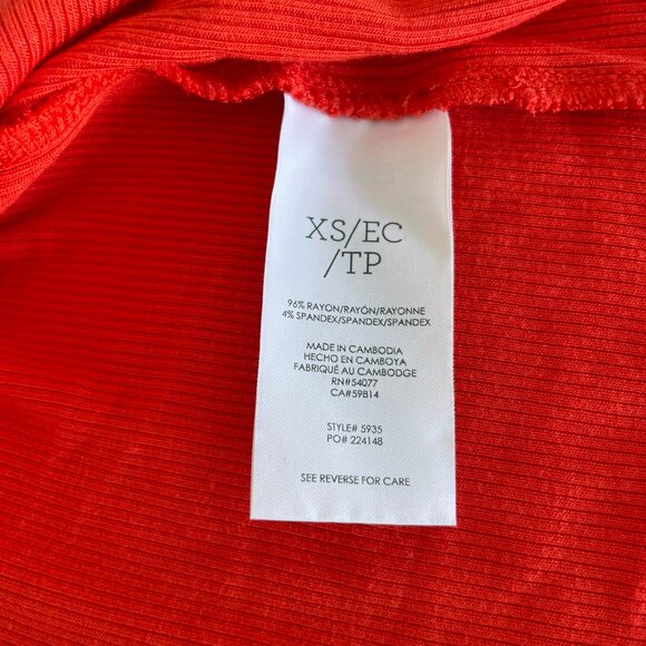 Cabi 5935 Busy Tank Geranium Spring 2021 XSmall - Picture 4 of 4